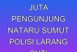 Prediksi 5,53 Juta Pengunjung Nataru Sumut, Polisi Larang Cuti