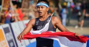 Rashif Amila Bawa Emas ke-82 Triathlon Putra SEA Games 2025