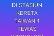 Serangan Bom Molotov di Stasiun Kereta Taiwan: 4 Tewas, Kronologi Lengkap