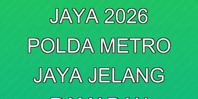 Operasi Pekat Jaya 2026 Polda Metro Jaya Jelang Ramadan
